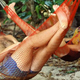 Richard Hatch (left) on Survivor